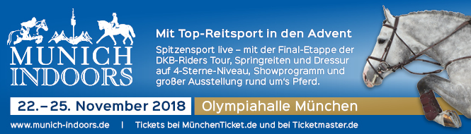 MUNICH INDOORS 22. - 25. November 2018 Olympiahalle München